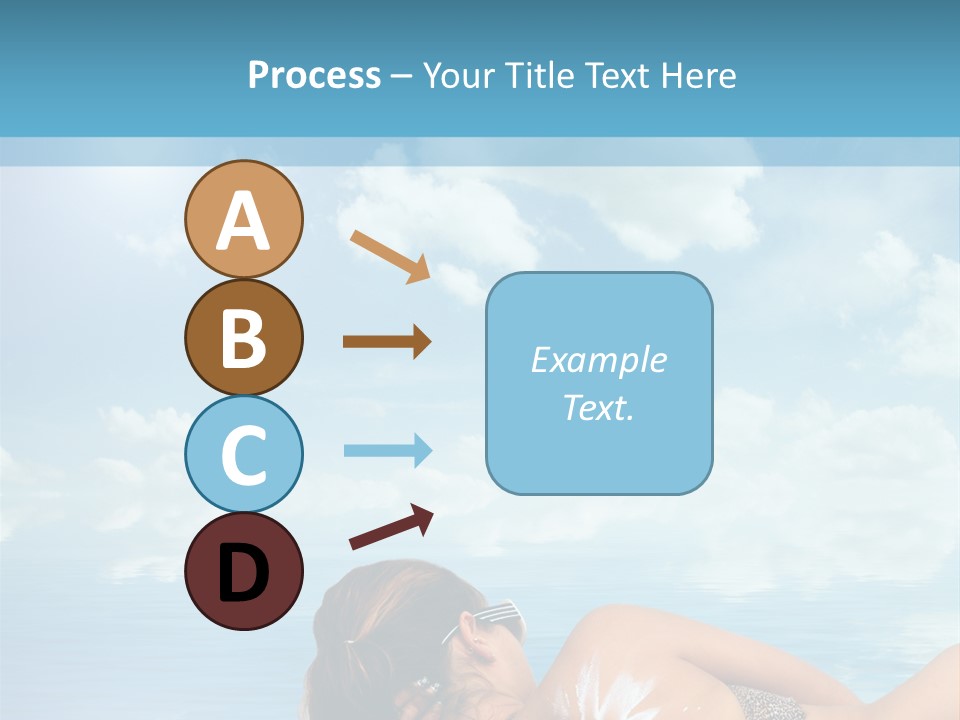 Sonnen Pflege Erholen PowerPoint Template