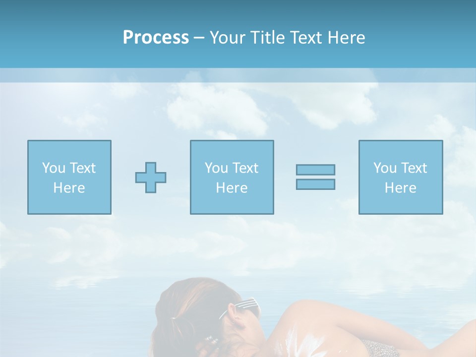 Sonnen Pflege Erholen PowerPoint Template