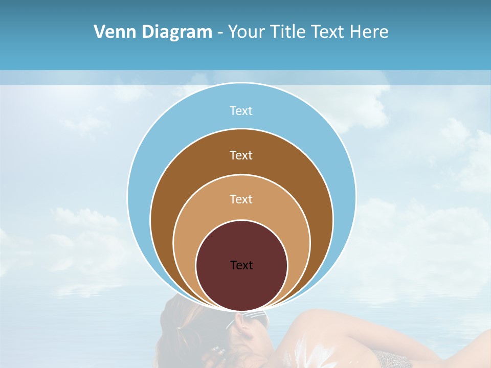 Sonnen Pflege Erholen PowerPoint Template