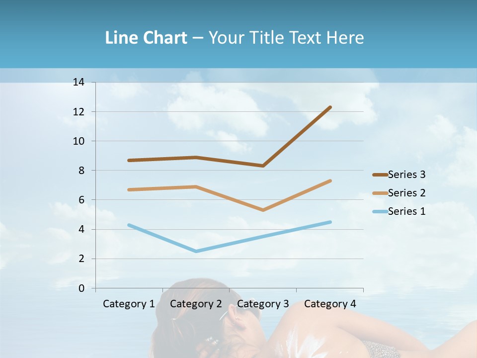 Sonnen Pflege Erholen PowerPoint Template