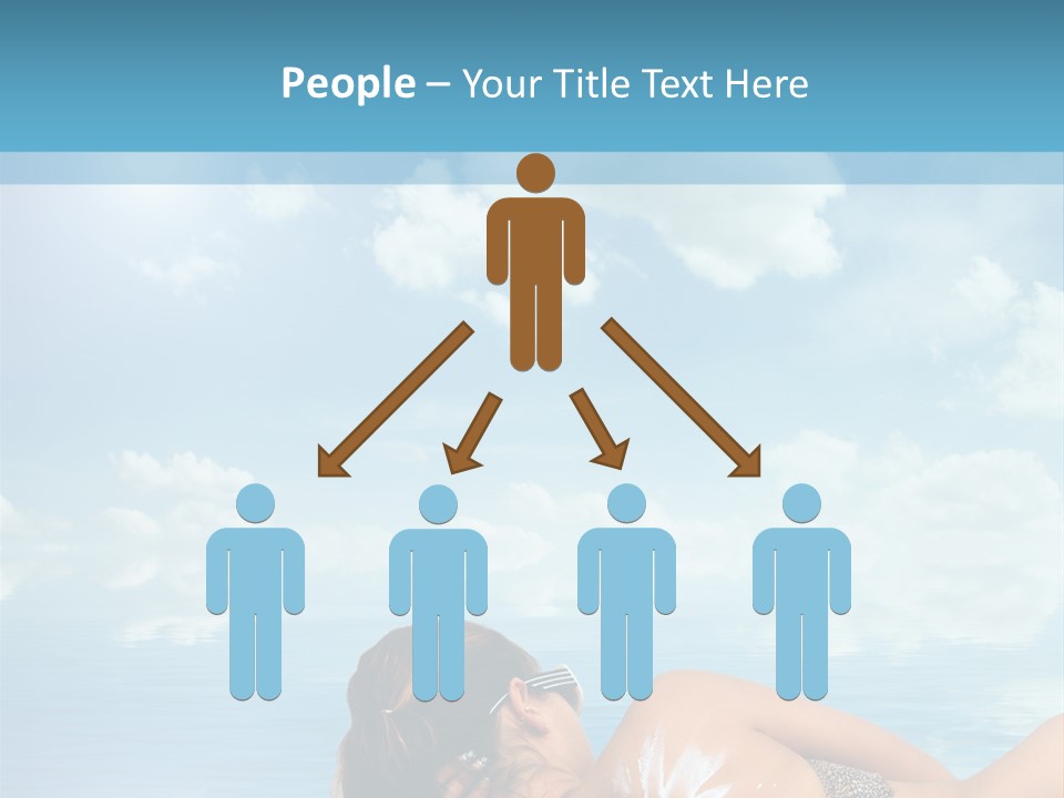 Sonnen Pflege Erholen PowerPoint Template