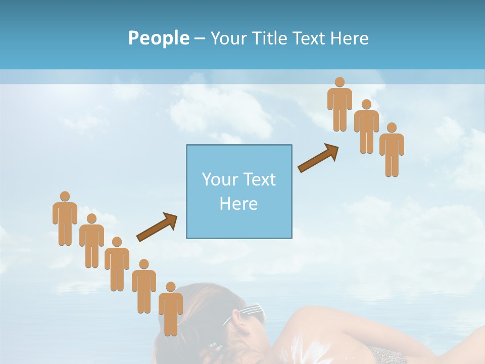 Sonnen Pflege Erholen PowerPoint Template