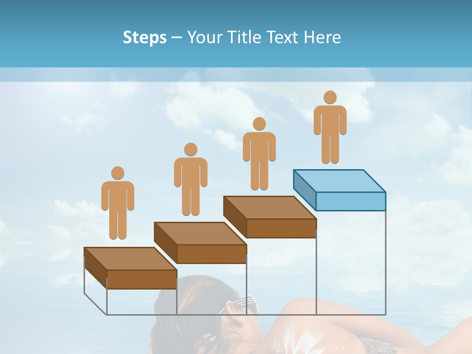 Sonnen Pflege Erholen PowerPoint Template