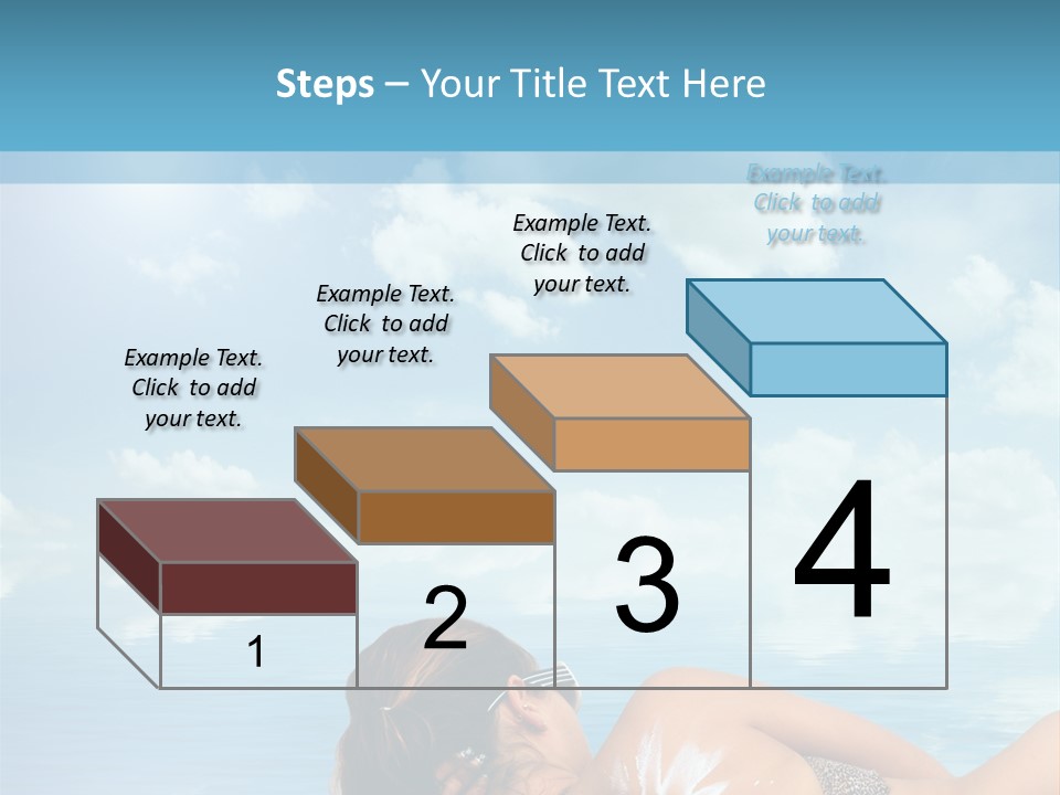 Sonnen Pflege Erholen PowerPoint Template