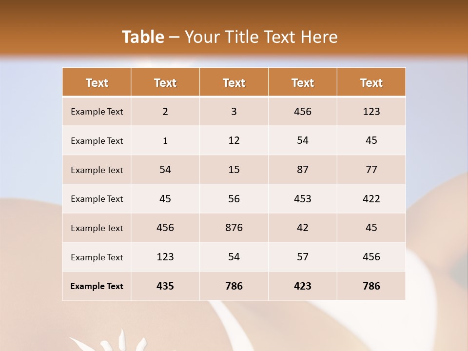 Gesundheit Pflegen Hautpflege PowerPoint Template