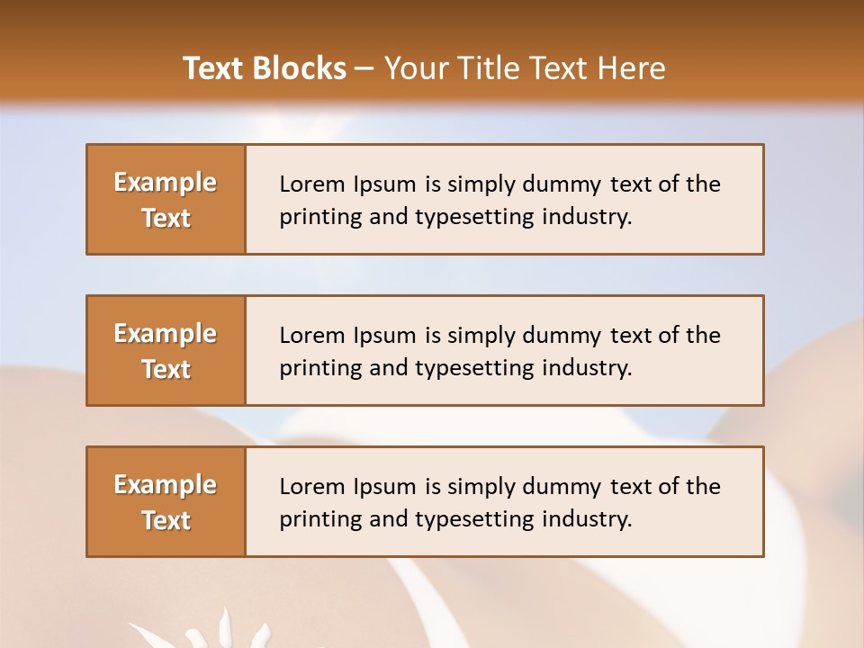 Gesundheit Pflegen Hautpflege PowerPoint Template