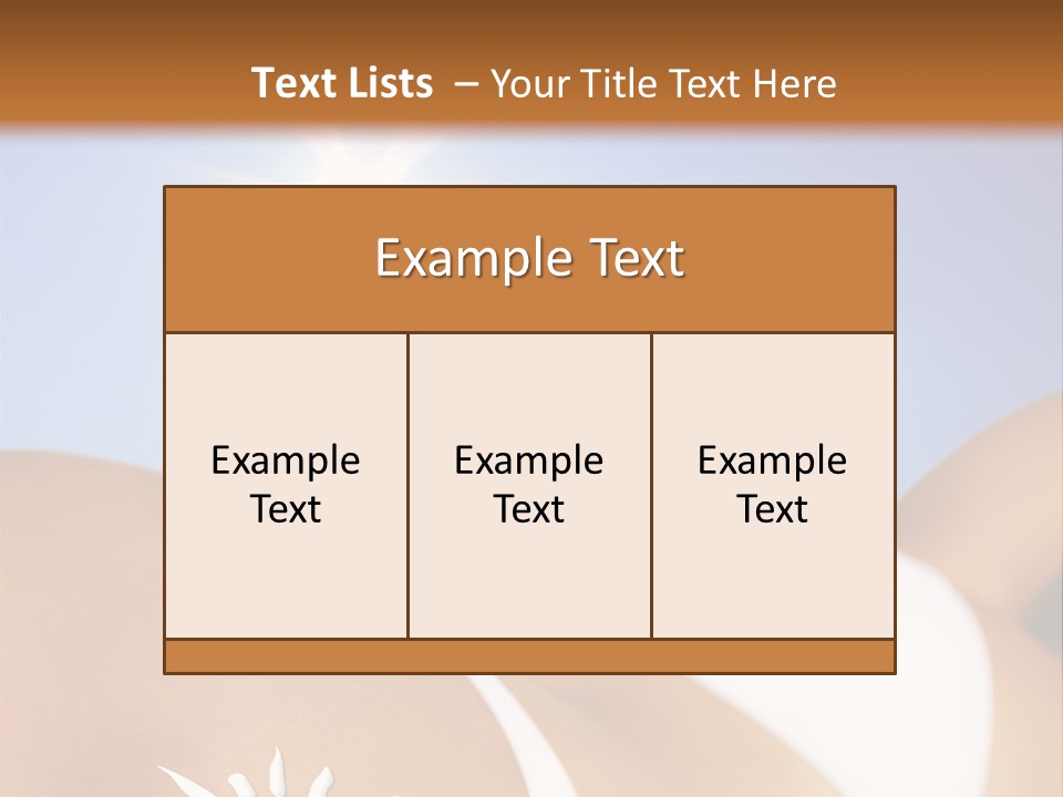 Gesundheit Pflegen Hautpflege PowerPoint Template