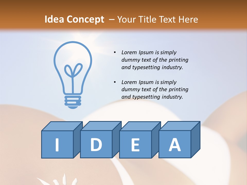 Gesundheit Pflegen Hautpflege PowerPoint Template