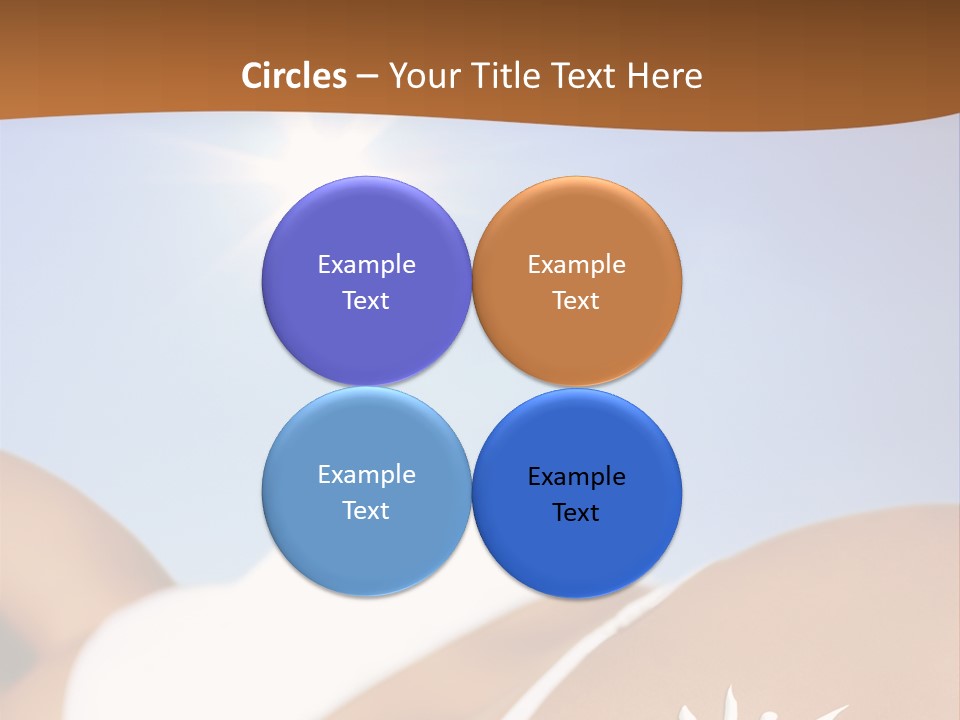 Sexy Sonnenbrandt Urlaub PowerPoint Template