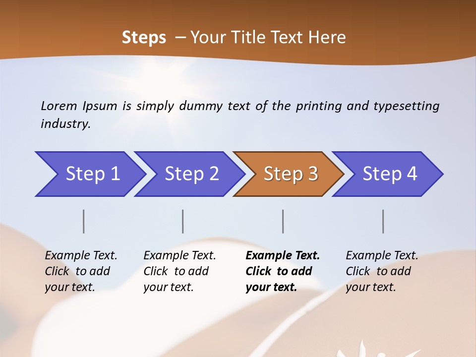 Sexy Sonnenbrandt Urlaub PowerPoint Template