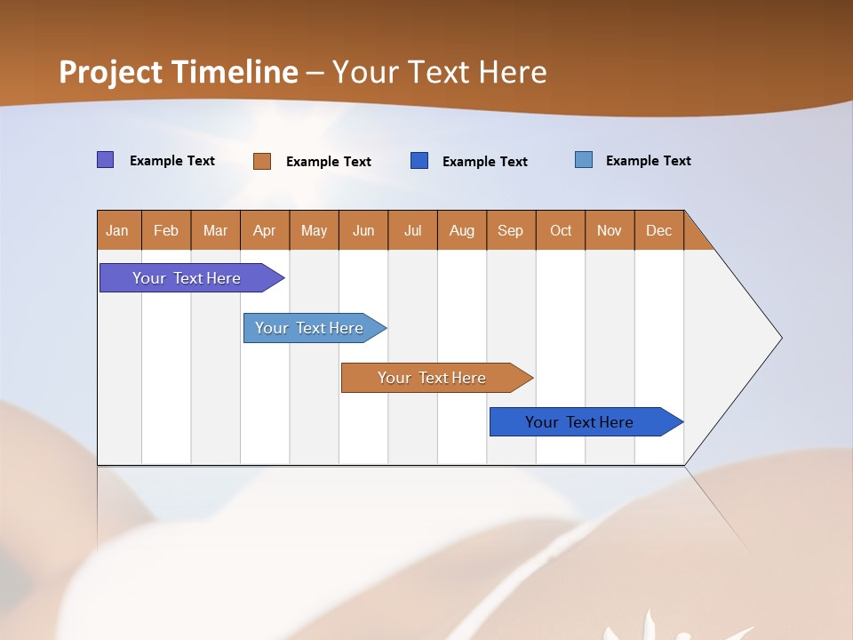 Sexy Sonnenbrandt Urlaub PowerPoint Template