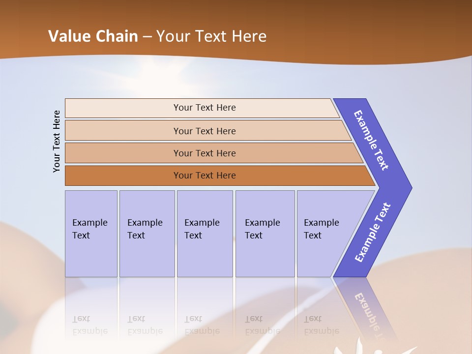 Sexy Sonnenbrandt Urlaub PowerPoint Template