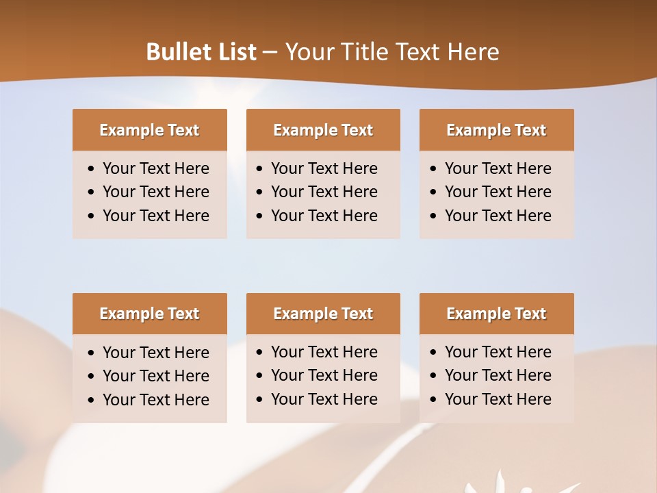 Sexy Sonnenbrandt Urlaub PowerPoint Template