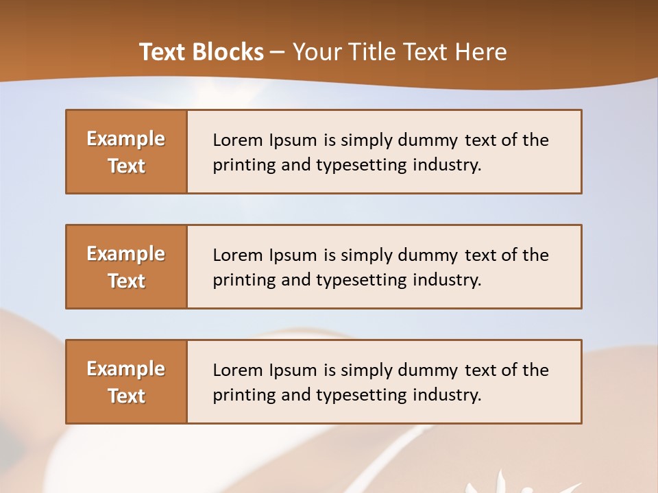Sexy Sonnenbrandt Urlaub PowerPoint Template