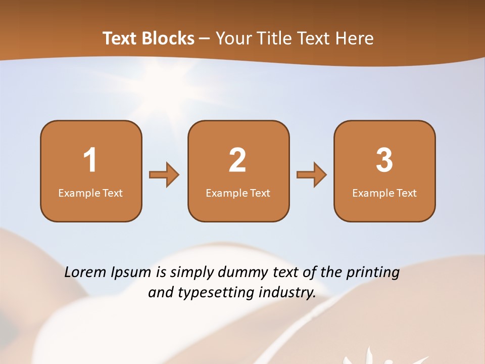 Sexy Sonnenbrandt Urlaub PowerPoint Template