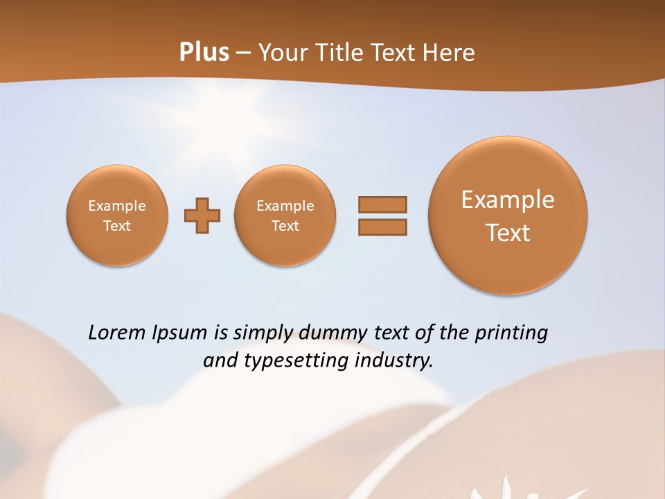 Sexy Sonnenbrandt Urlaub PowerPoint Template