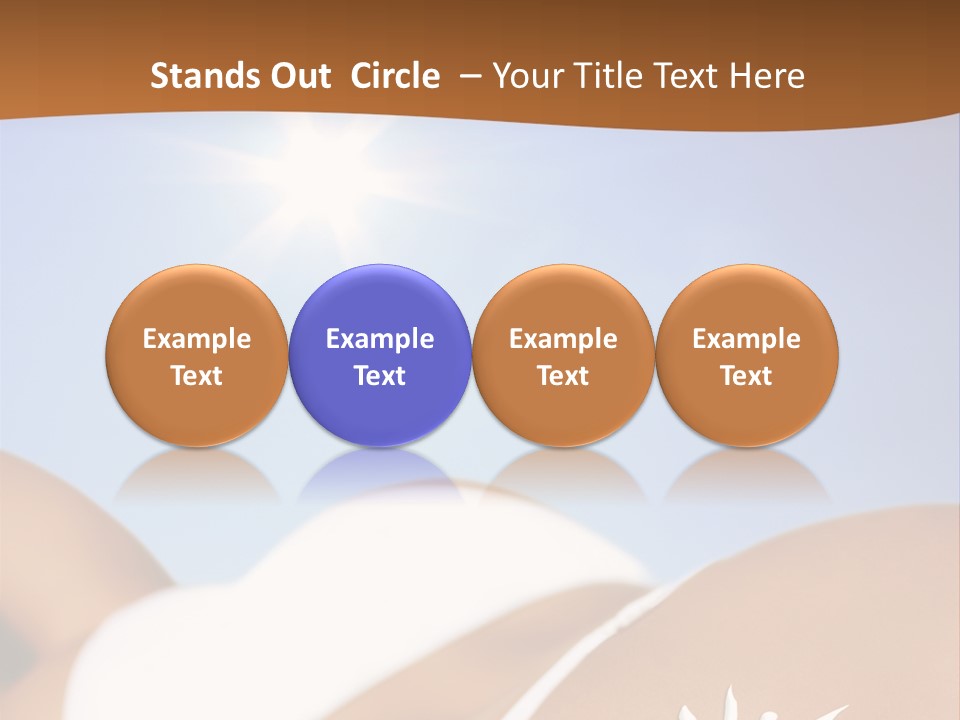 Sexy Sonnenbrandt Urlaub PowerPoint Template