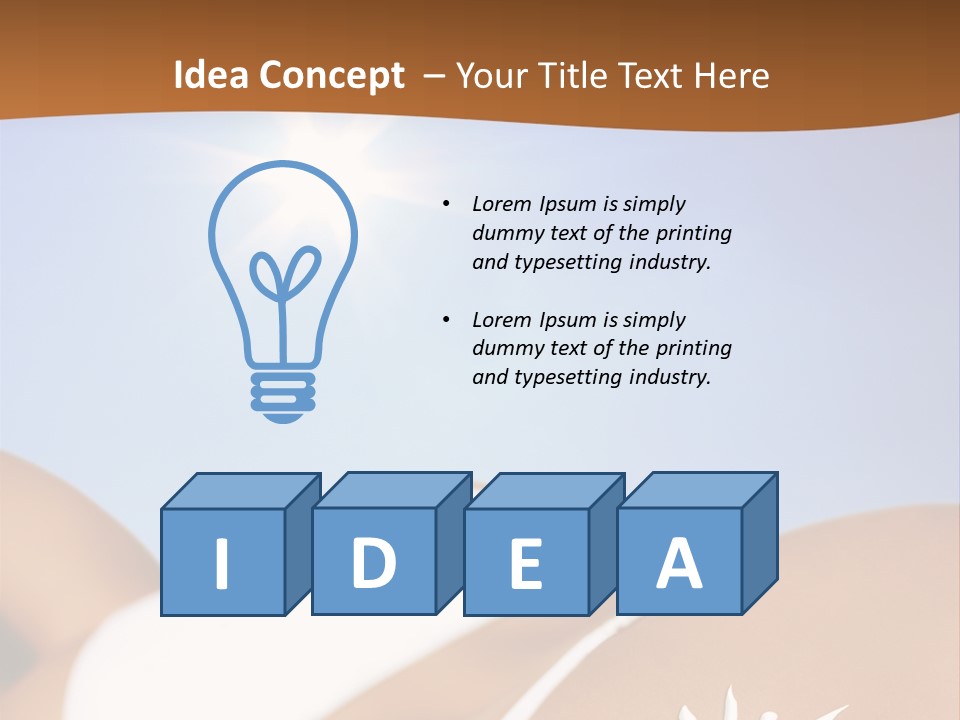 Sexy Sonnenbrandt Urlaub PowerPoint Template