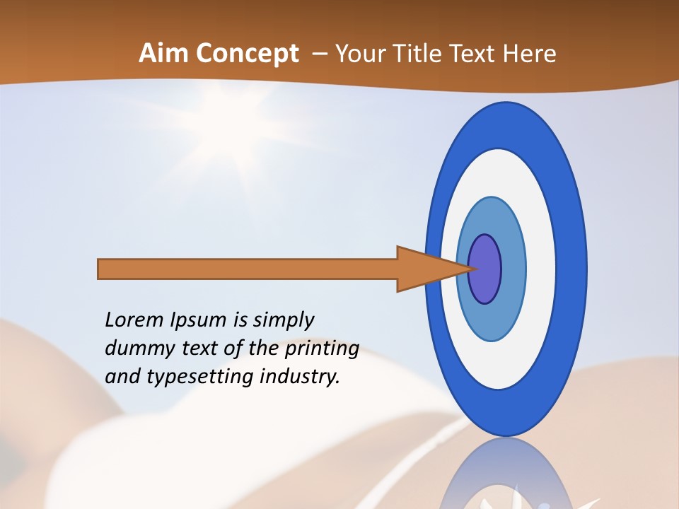 Sexy Sonnenbrandt Urlaub PowerPoint Template