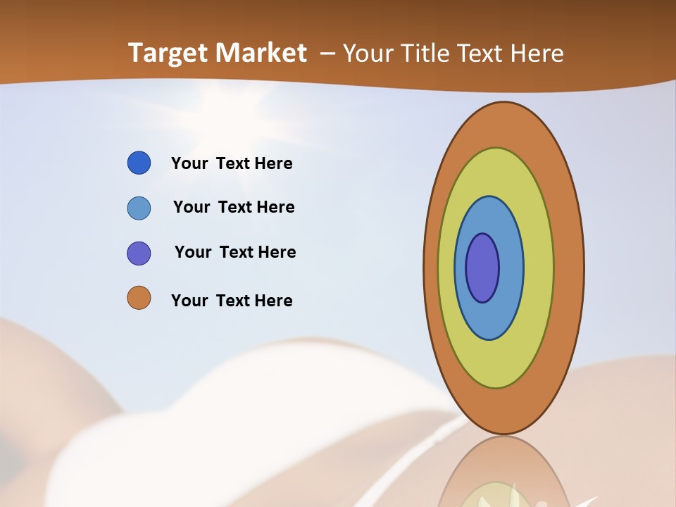 Sexy Sonnenbrandt Urlaub PowerPoint Template