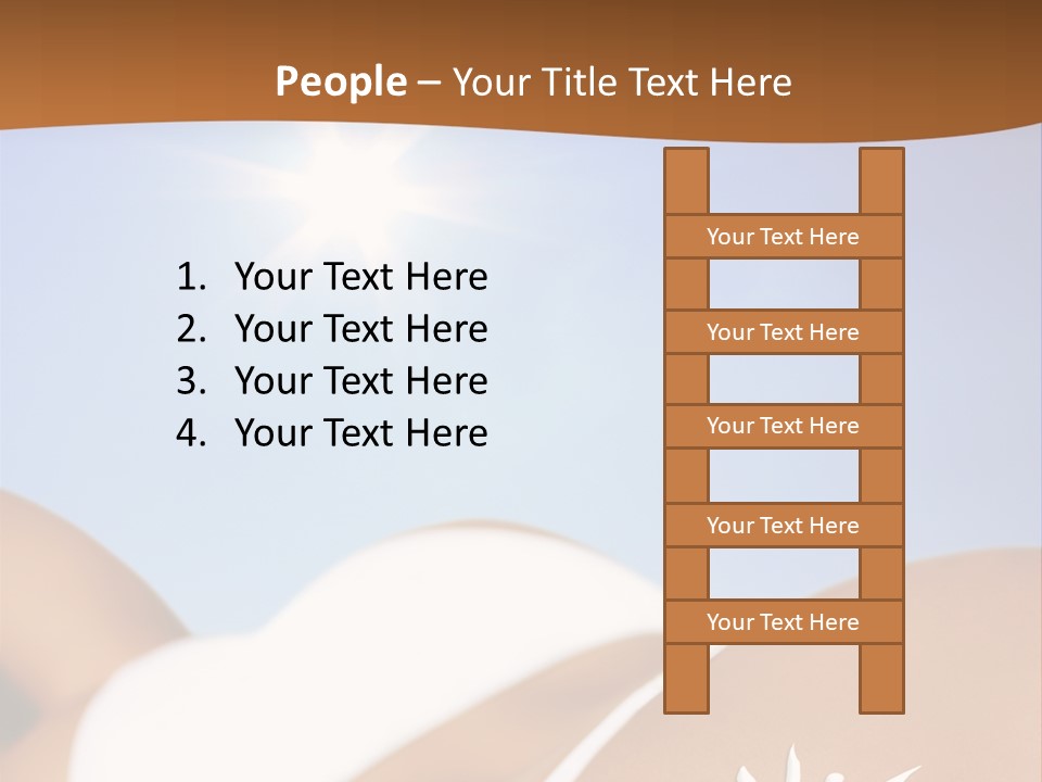 Sexy Sonnenbrandt Urlaub PowerPoint Template