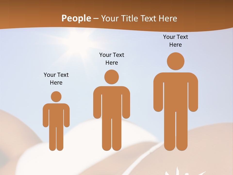 Sexy Sonnenbrandt Urlaub PowerPoint Template