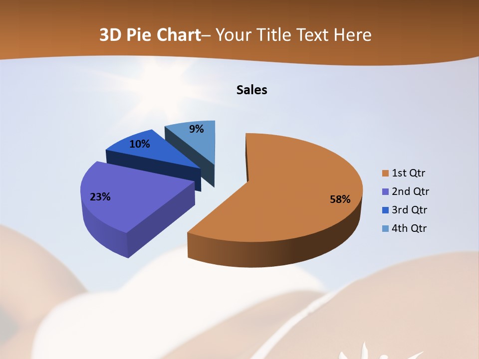 Sexy Sonnenbrandt Urlaub PowerPoint Template