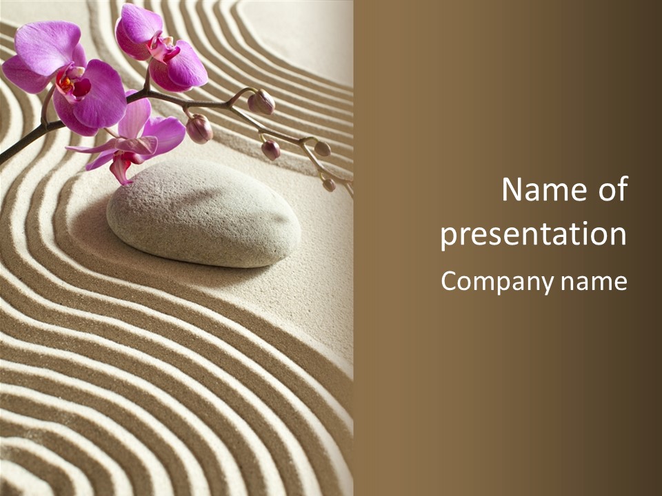 Harmony Meditate Path PowerPoint Template