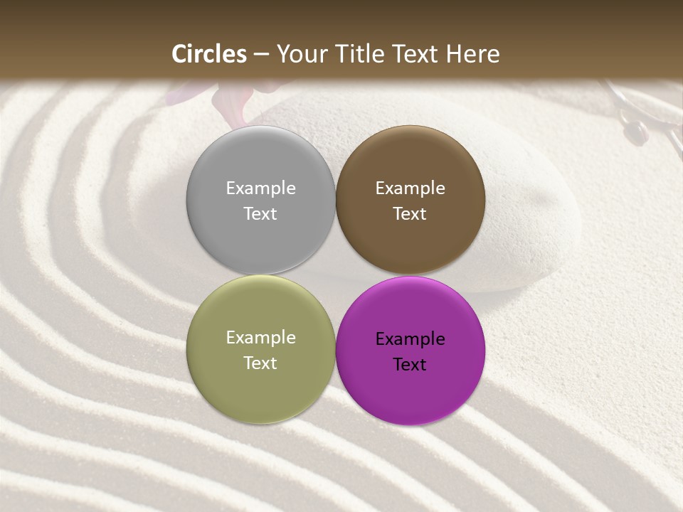 Harmony Meditate Path PowerPoint Template