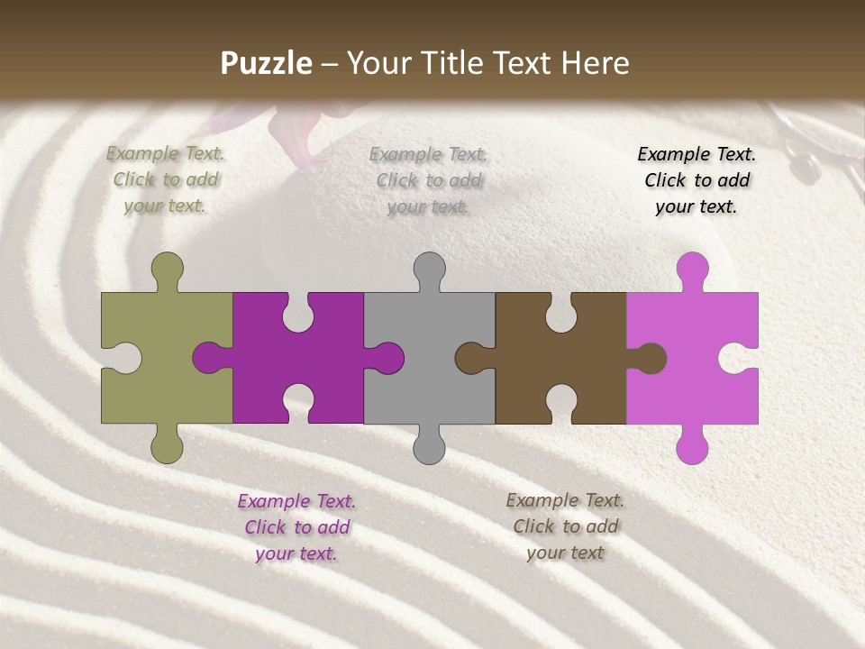 Harmony Meditate Path PowerPoint Template