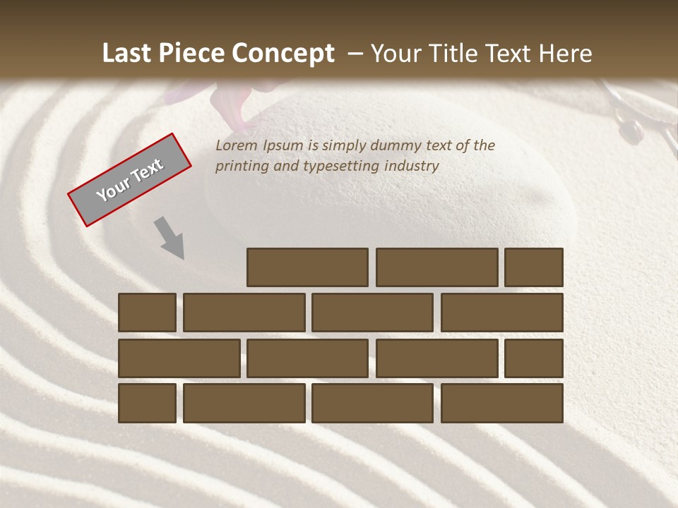 Harmony Meditate Path PowerPoint Template