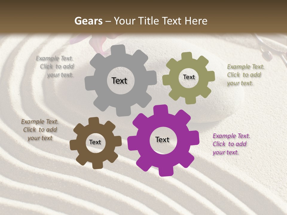 Harmony Meditate Path PowerPoint Template