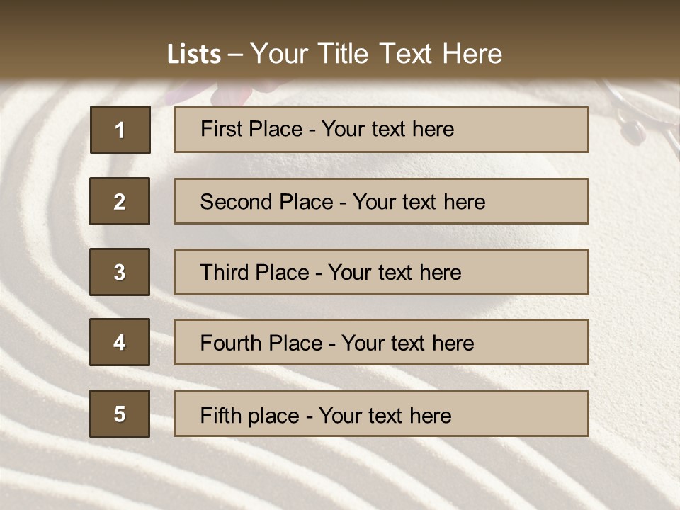 Harmony Meditate Path PowerPoint Template