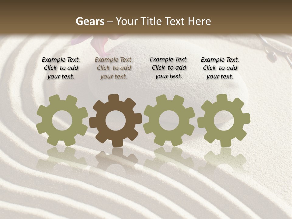 Harmony Meditate Path PowerPoint Template