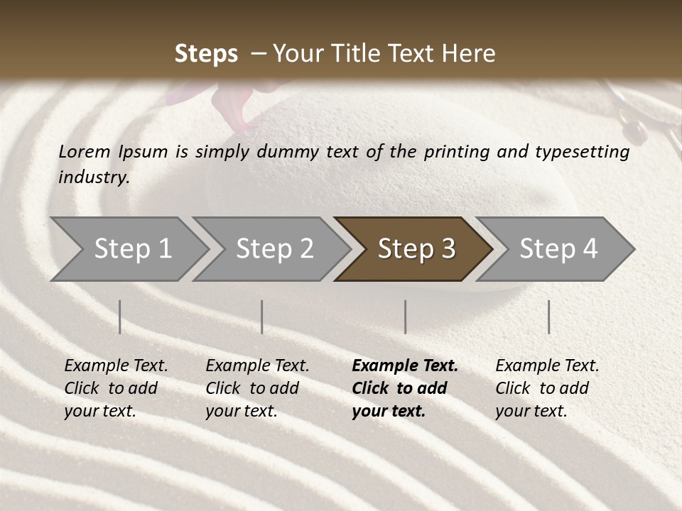 Harmony Meditate Path PowerPoint Template