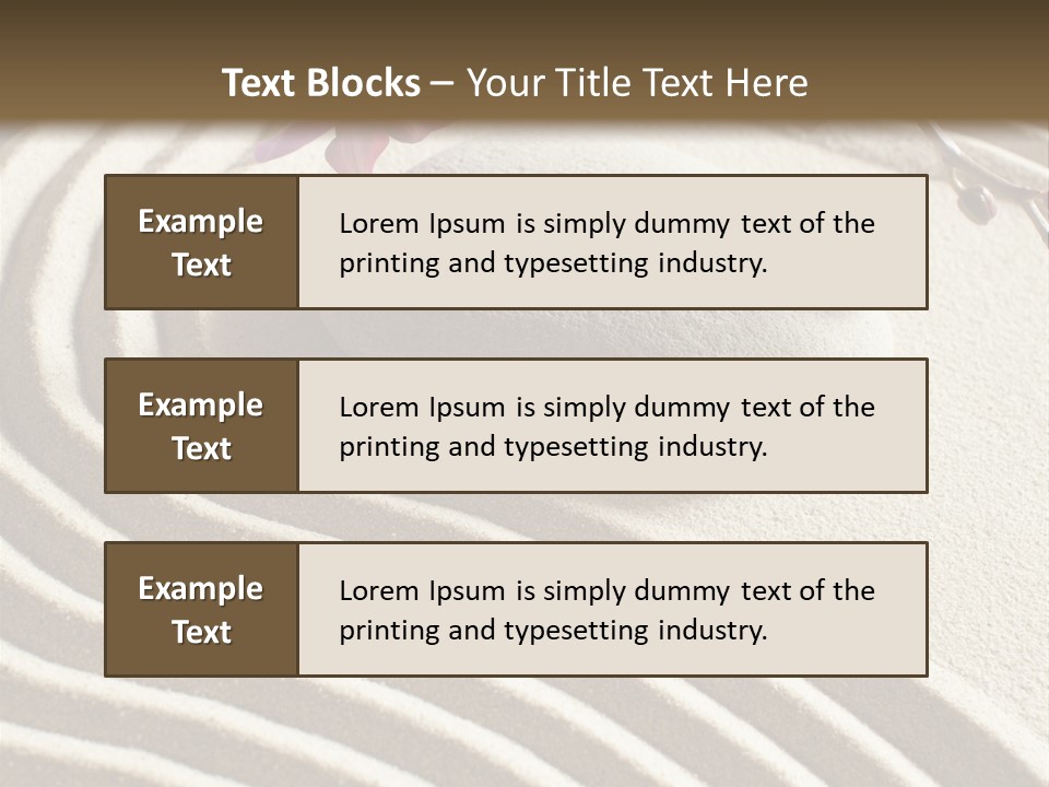 Harmony Meditate Path PowerPoint Template