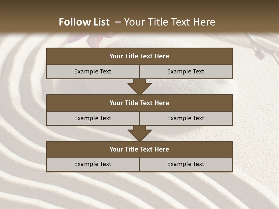 Harmony Meditate Path PowerPoint Template