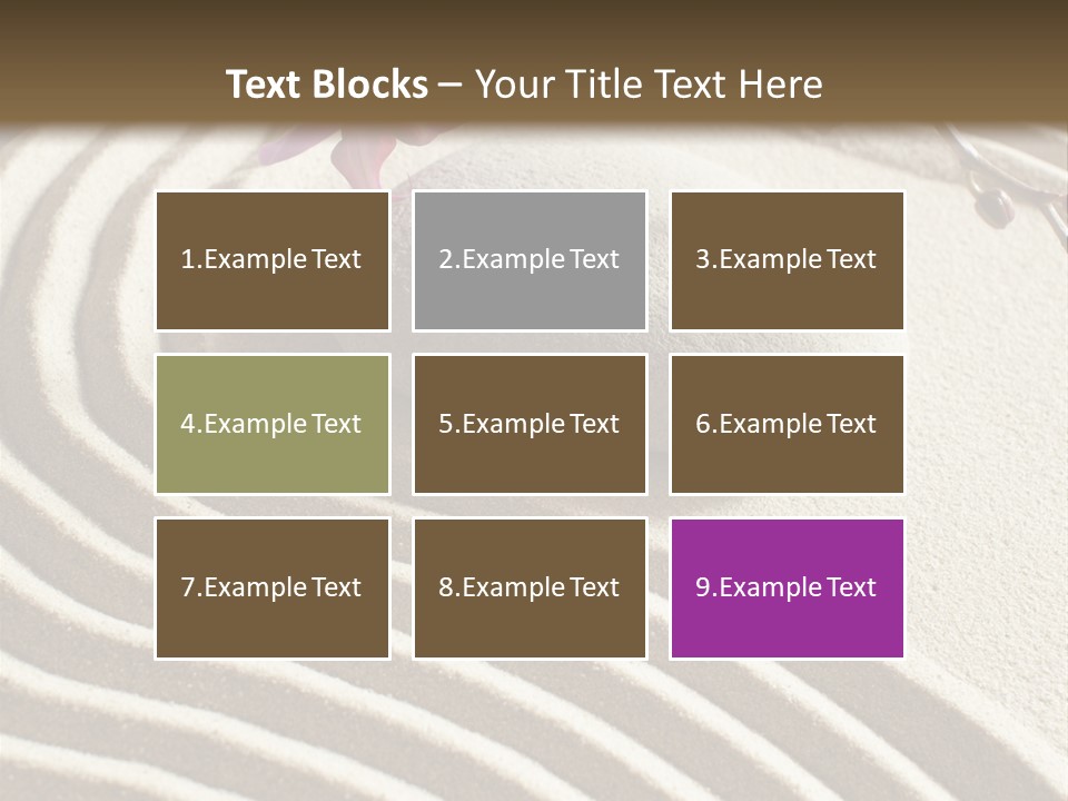 Harmony Meditate Path PowerPoint Template