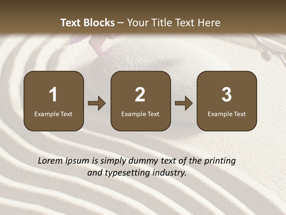 Harmony Meditate Path PowerPoint Template