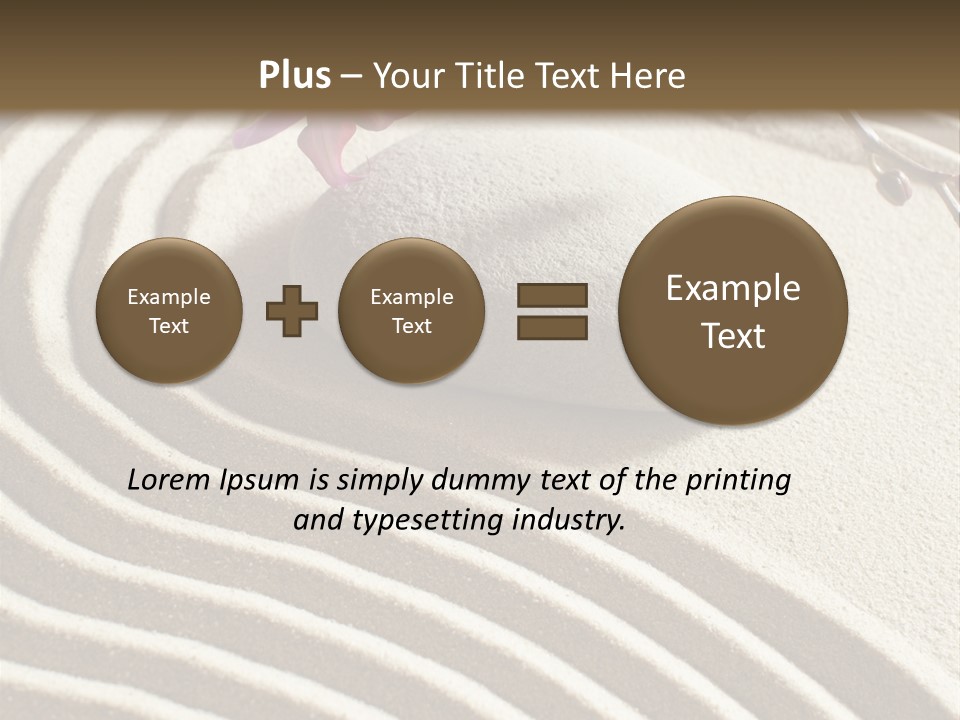 Harmony Meditate Path PowerPoint Template