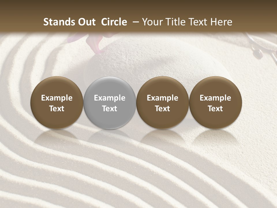 Harmony Meditate Path PowerPoint Template