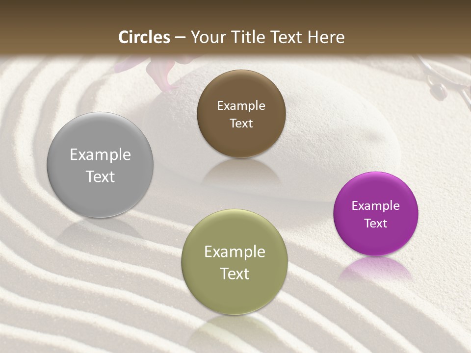 Harmony Meditate Path PowerPoint Template