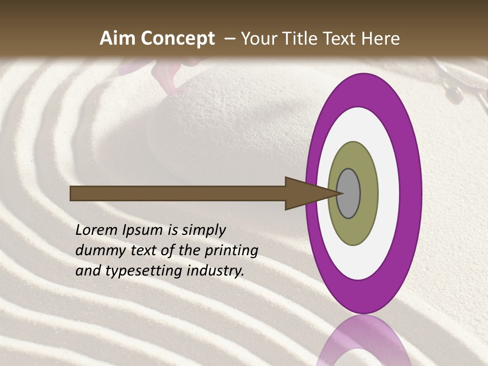 Harmony Meditate Path PowerPoint Template