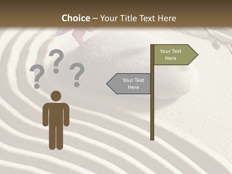 Harmony Meditate Path PowerPoint Template