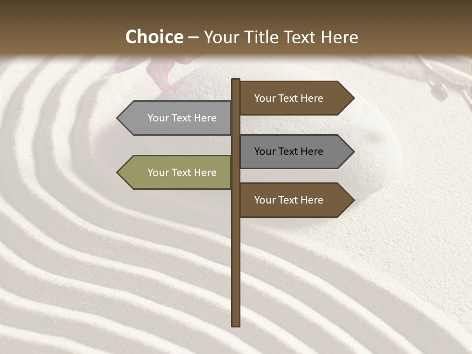 Harmony Meditate Path PowerPoint Template