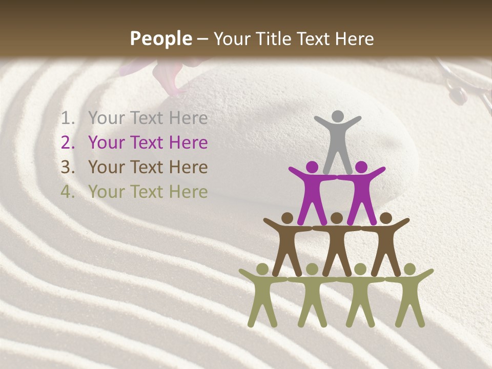 Harmony Meditate Path PowerPoint Template