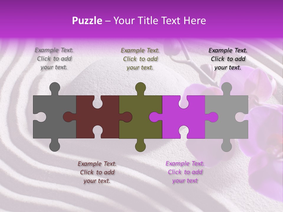 Curve Massage Relaxation PowerPoint Template