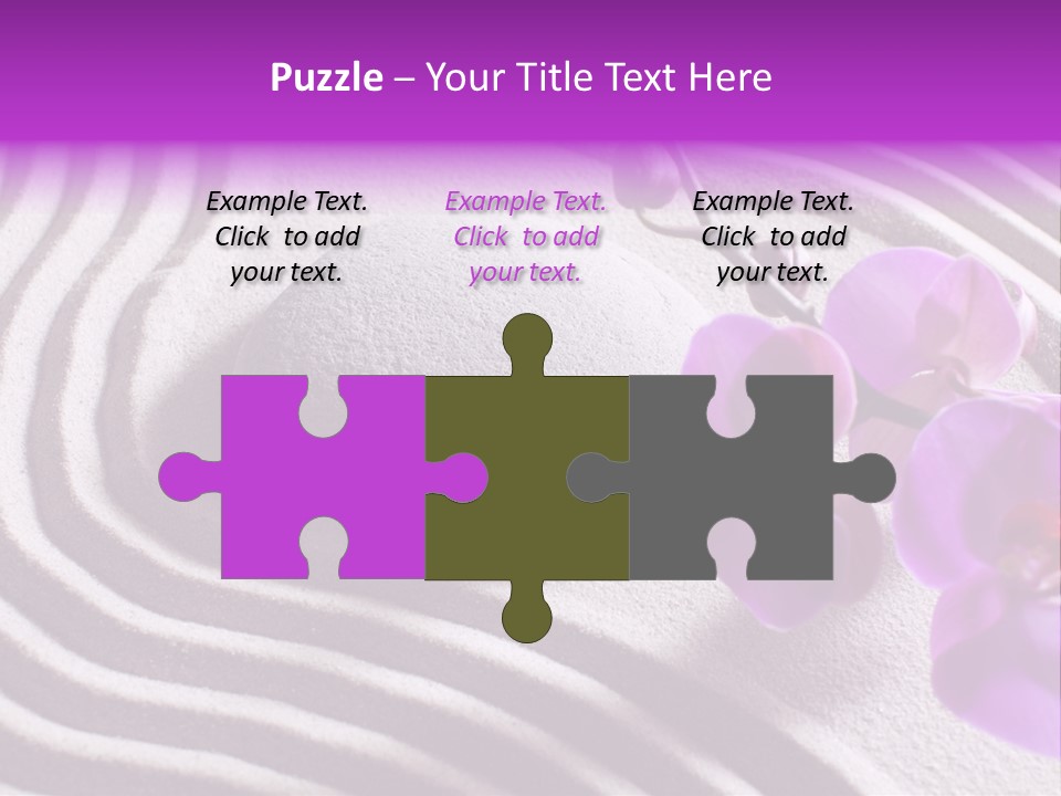 Curve Massage Relaxation PowerPoint Template