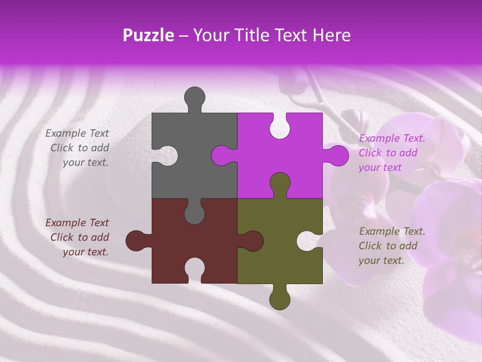 Curve Massage Relaxation PowerPoint Template