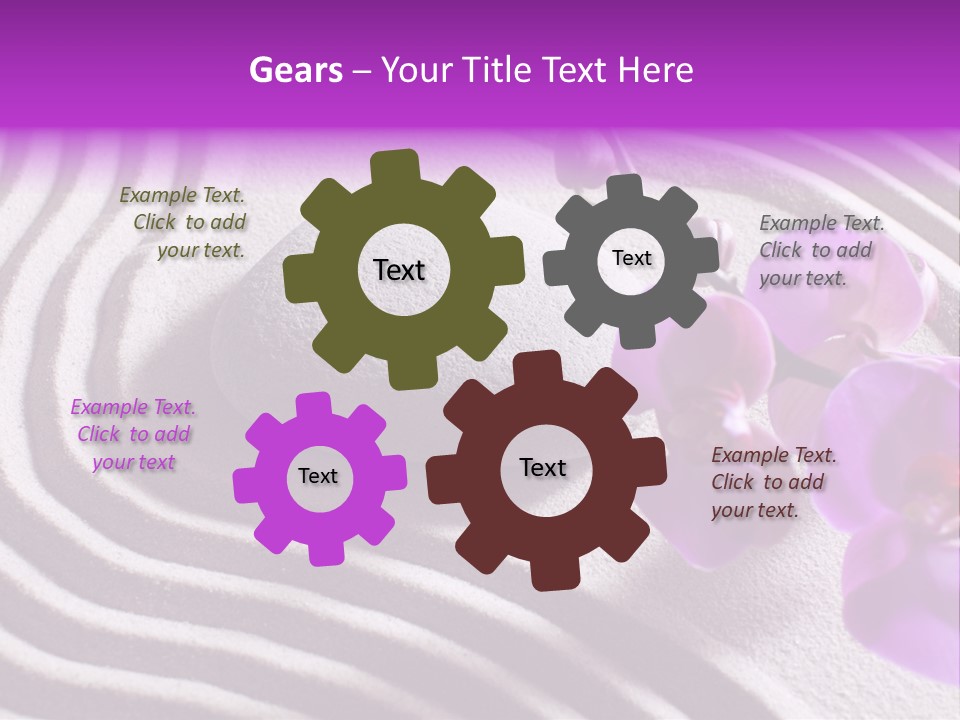 Curve Massage Relaxation PowerPoint Template